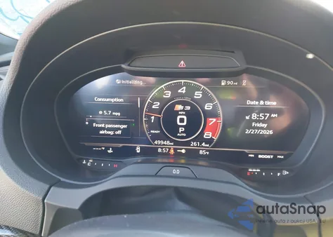 2019 Audi S3 2.0T Premium Plus z USA, uszkodzony, nr VIN WAUB1GFF8KA122089